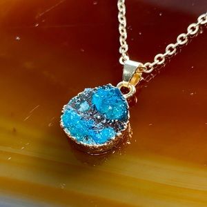 Raw Crystal Stone Necklace